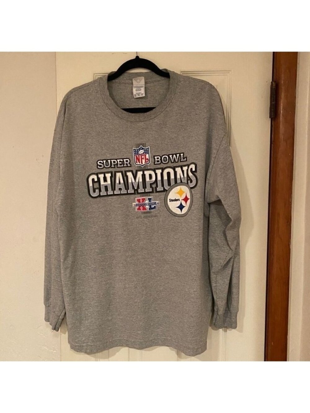 Vintage Super Bowl XL Steelers t-shirt, size XL